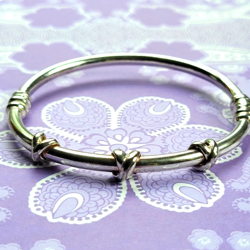 STERLING SILVER | Hinged Bracelet